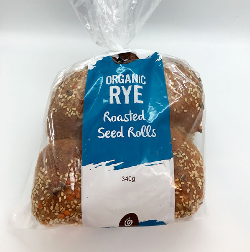 Ancient Grains Organic Rye Roasted Seed Rolls 4 pack (340g), view 3 of 3