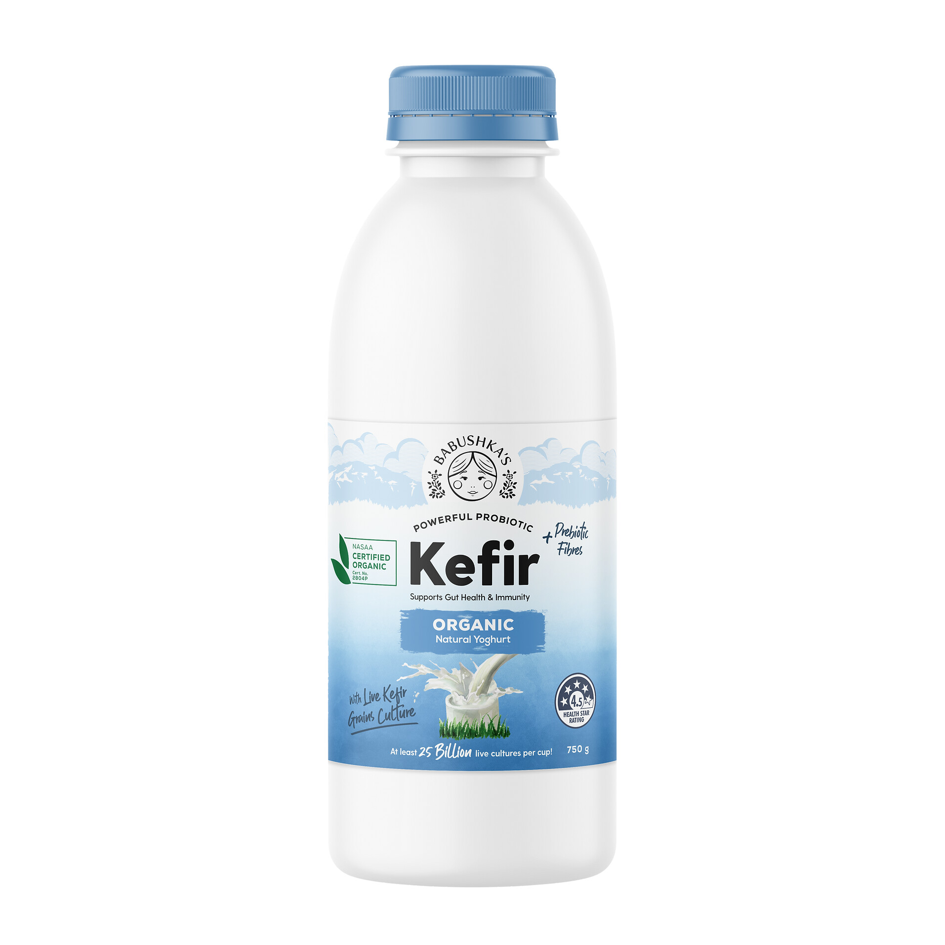 Babushka's Kefir Organic Natural Kefir 750ml