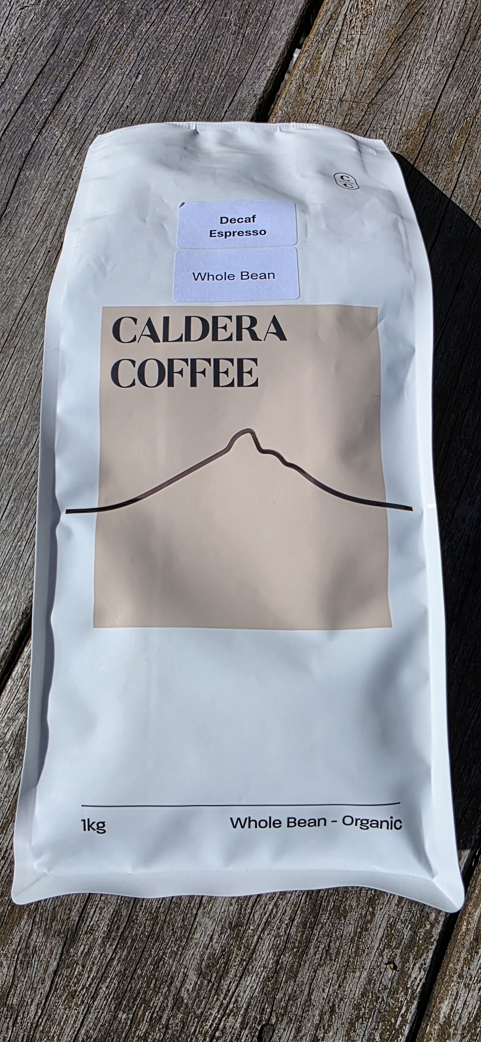Caldera Coffee Cald Decaf Whole Bean Organic - MYCOTOXIN FREE 1kg