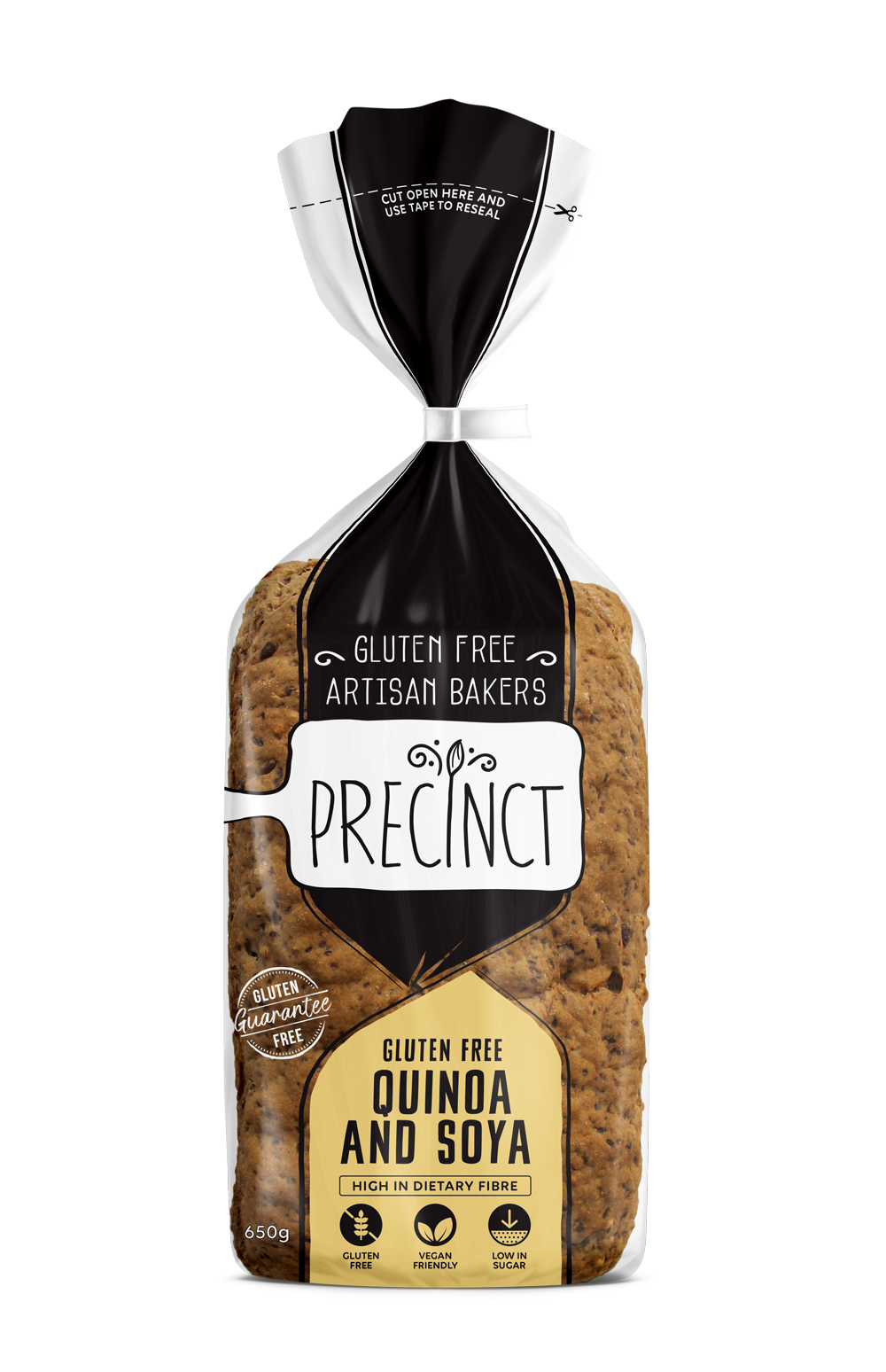 GF Precinct Gluten Free Quinoa and Soy Bread 650g