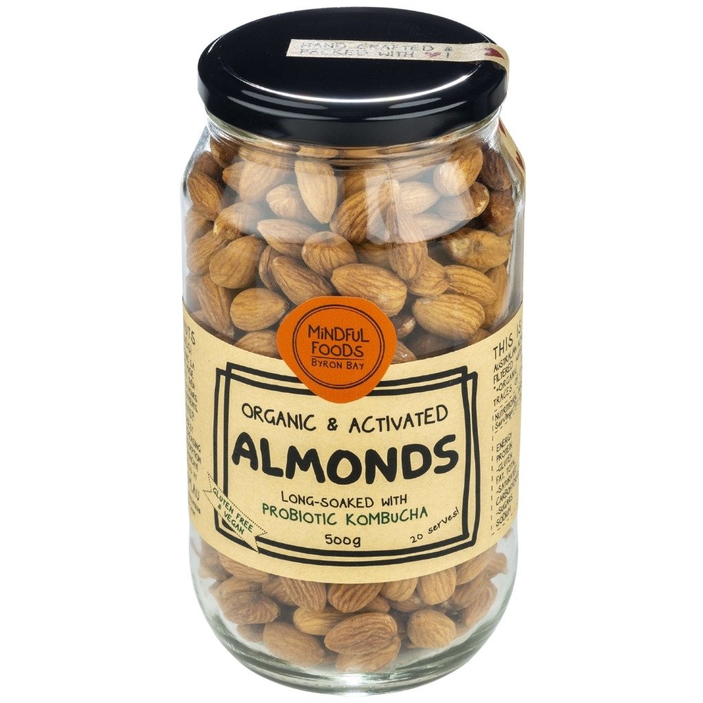 Mindful Foods Almonds - Organic & Activated 500g