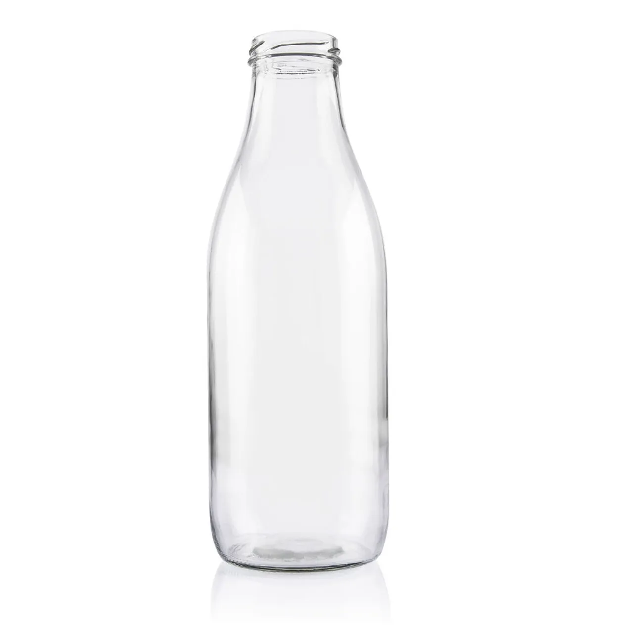 Pickering Family Farm Glass Milk Bottle