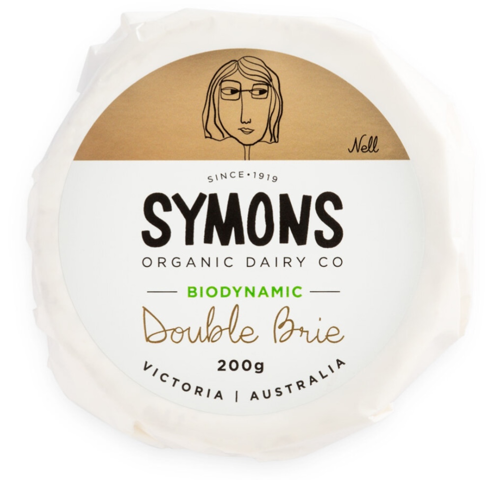 Symons Organic Dairy Biodynamic Double Brie 200g