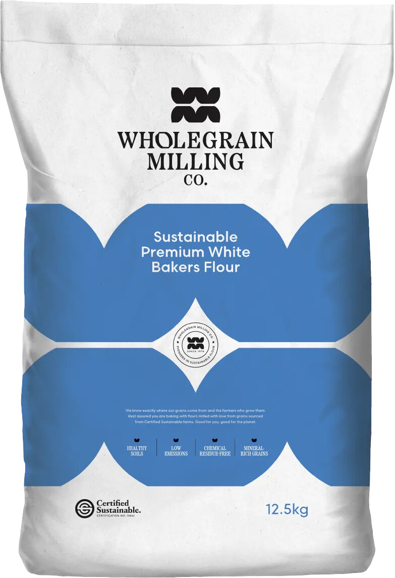 Wholegrain Milling Company Sustainable Premium White Bakers 12.5kg